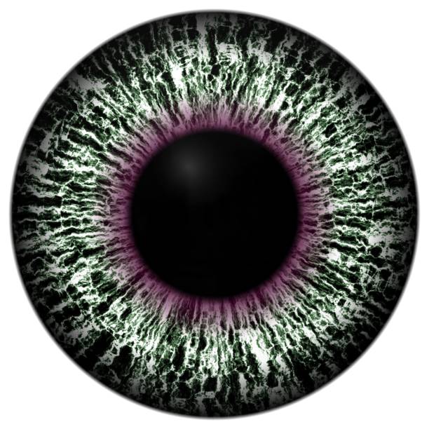 istock Beautiful colorful scary eye texture 907940594
