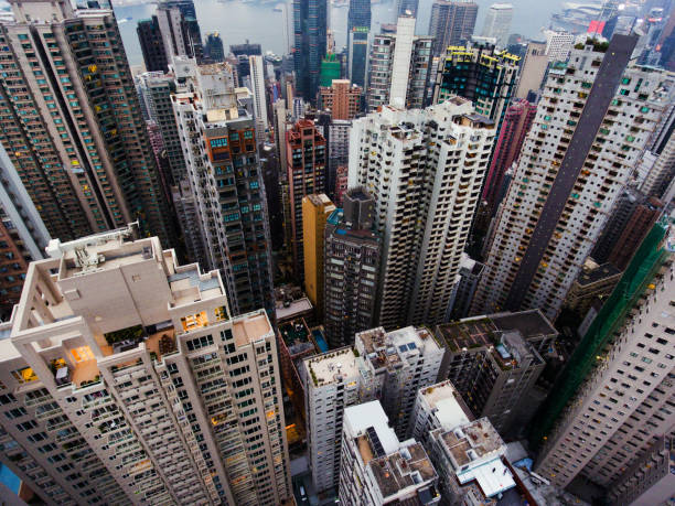 istock Hong Kong aerial view 907945528