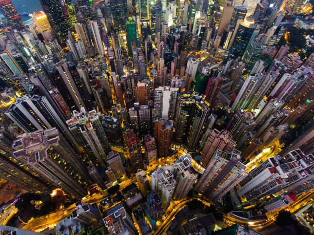 istock Hong Kong aerial view 907945532