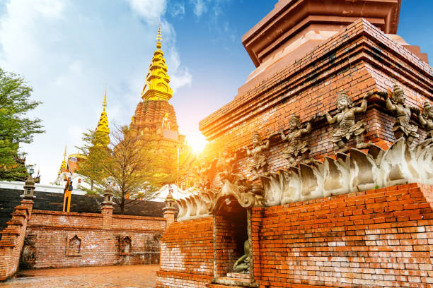 Xishuangbanna Daikin Tower The famous Shwedagon Pagoda in Xishuangbanna, Yunnan, China. xishuangbanna stock pictures, royalty-free photos & images