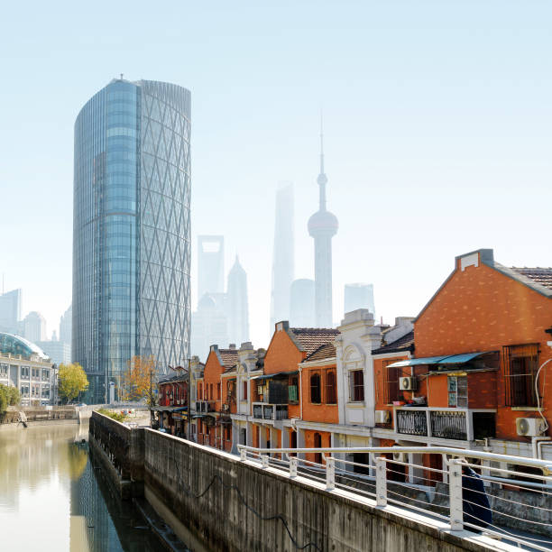 istock Shanghai city landscape 907959076