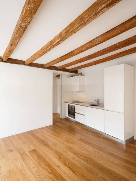 istock Modern kitchen in renovated apartment 907961714