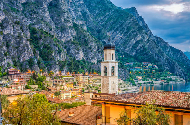 Dawn at Limone sul Garda.