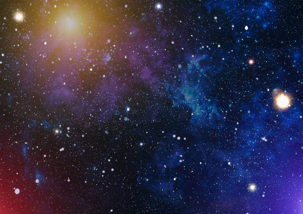 istock Panoramic looking into deep space. Dark night sky full of stars. The nebula in outer space. 907963772