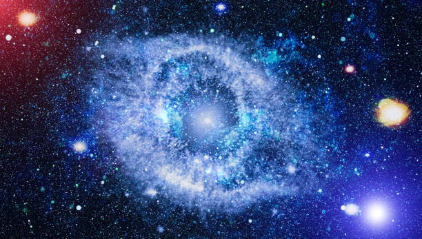 istock Panoramic looking into deep space. Dark night sky full of stars. The nebula in outer space. 907964518