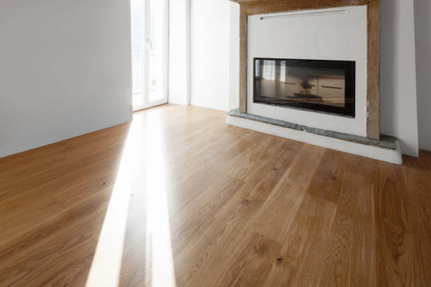 living room with windows overlooking the lake. fireplace. - tessin imagens e fotografias de stock