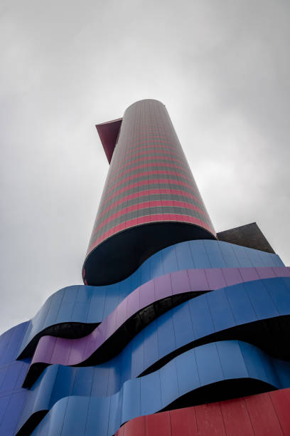 Sao Paulo, Brazil - Sep 27, 2017: Tomie Ohtake Institute Building - Sao Paulo, Brazil