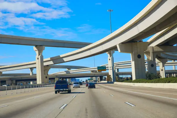 Houston texas crossroads bridges in USA