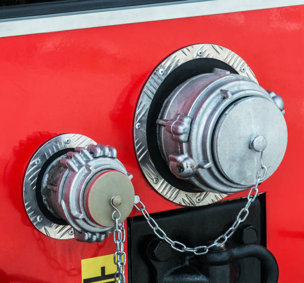 istock lids and valves on the fire truck 907967352