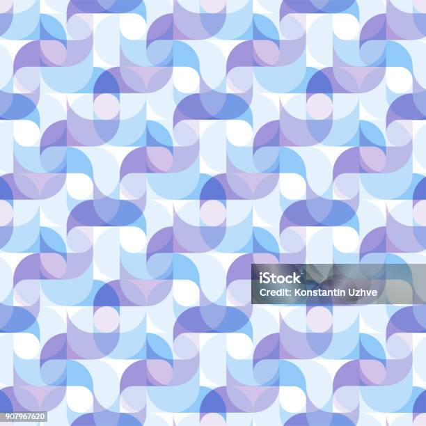Geometric Swirling Pattern Vector Seamless Pattern Of Regular Radial Waves Swirl Geometric Shapes ...