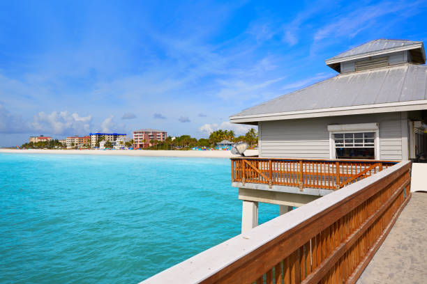 istock Florida Fort Myers Pier beach US 907969436