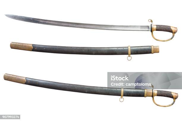 Russian Steel Dragoon Sward Stock Photo - Download Image Now - Cavalry, Sabre - Sword, 19th Century