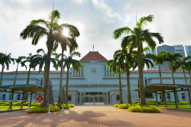 istock Front view Singapore Parliament building 907998820