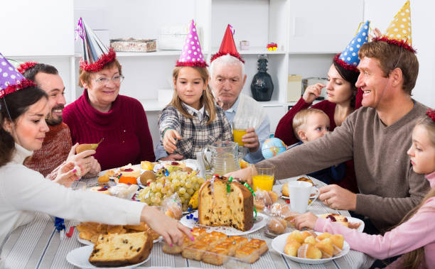istock Large family are having good time 908002280