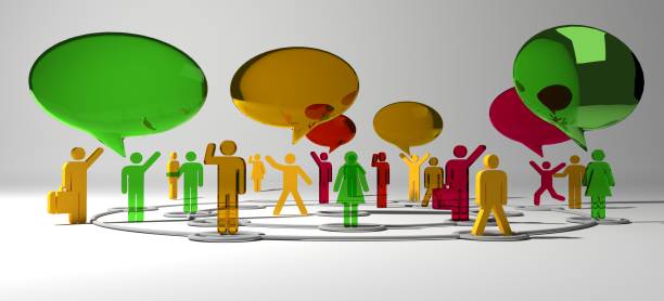 istock Social network, people connecting all over the world. 908008976