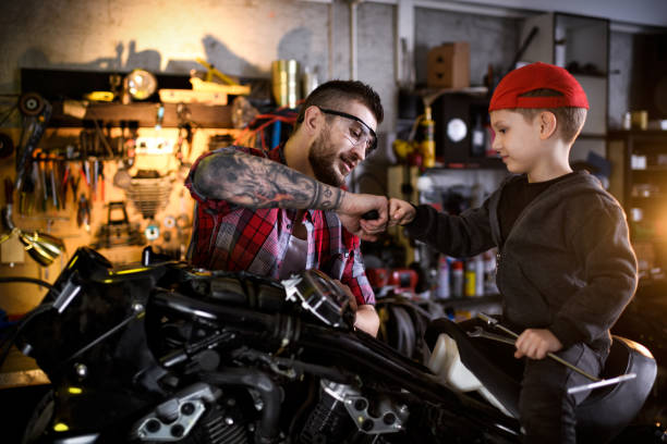 Motorcycle repair shop
