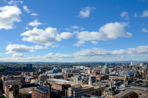 Glasgow skyline stock photo