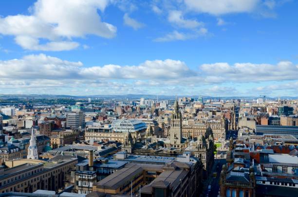 Glasgow skyline stock photo