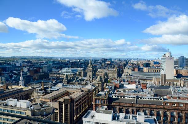 Glasgow skyline stock photo