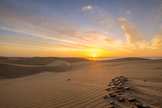 Dunas Maspalomas- Desert in Canary island ,Gran Canaria