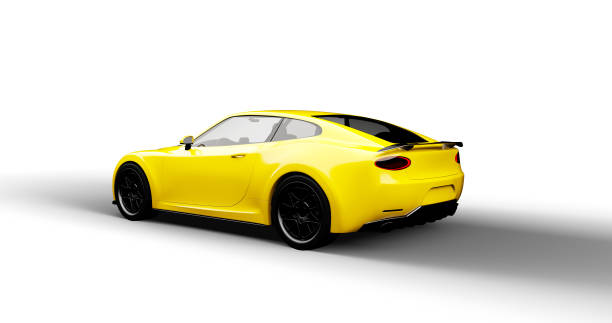 istock yellow sports car isolated on white background 908026218