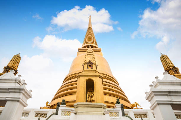 Old thai temple in Bangkok - Thailand