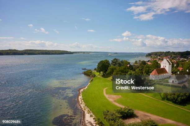 Ferry From Ærø To Svendborg Stock Photo - Download Image Now - Funen, Denmark, Coastline