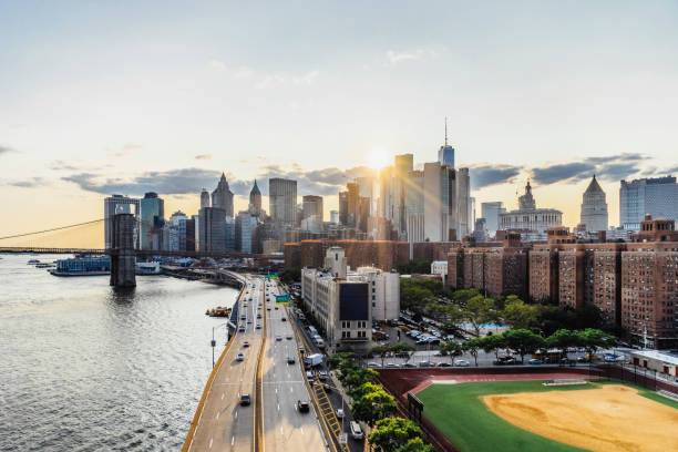 istock New York skyline at sunset 908031834