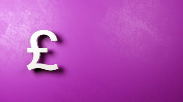 istock Pound British Currency Sign Against Wall 908037238