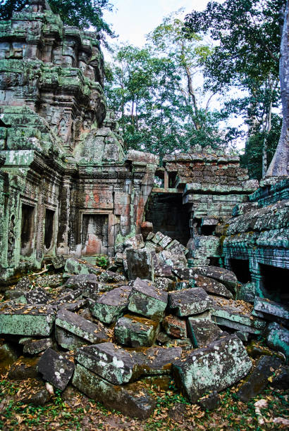 istock Historic building in Angkor wat Thom Cambodia 908041048
