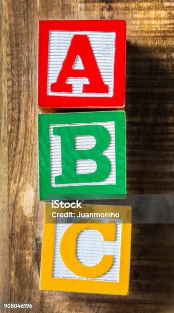 Abc Stock Photo - Download Image Now - Alphabet, Alphabetical Order, Block Shape