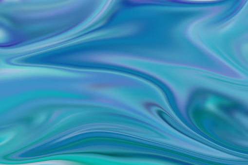 swirly marble effect background art in blues and greens