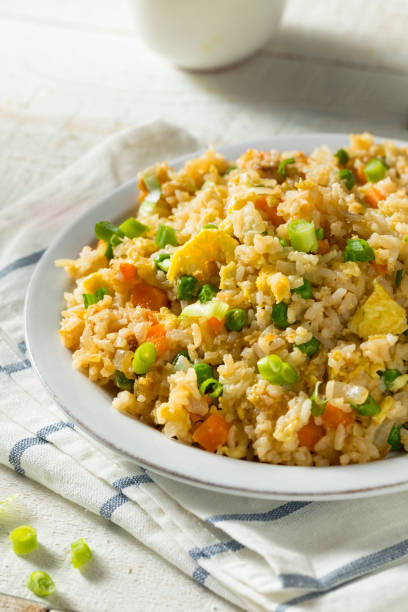 istock Homemade Vegetarian Fried Rice 908057604