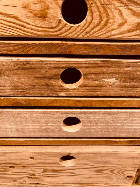 istock Wooden drawers close up 908062548