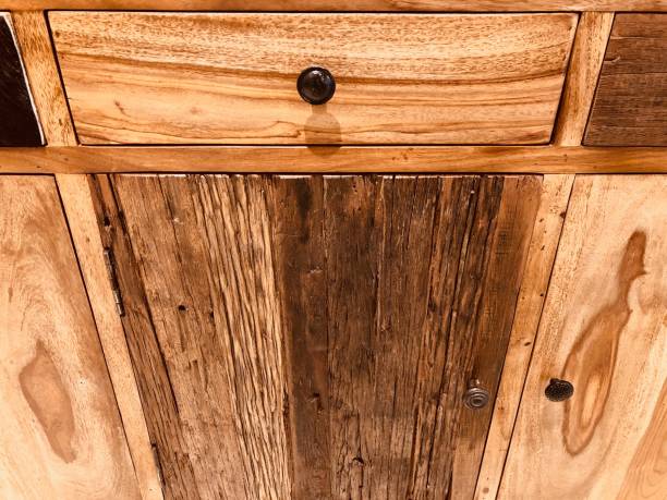 istock Wooden drawers close up 908062576