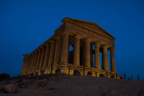 istock Greek Temple during sunset in Agrigento, Sicily 908066056