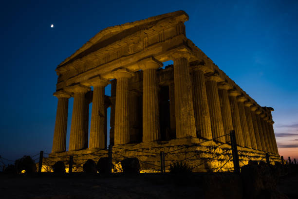 istock Greek Temple during sunset in Agrigento, Sicily 908069638