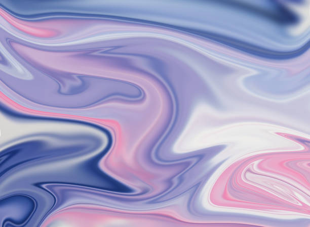 istock Blue white and pink swirly background art 908070188