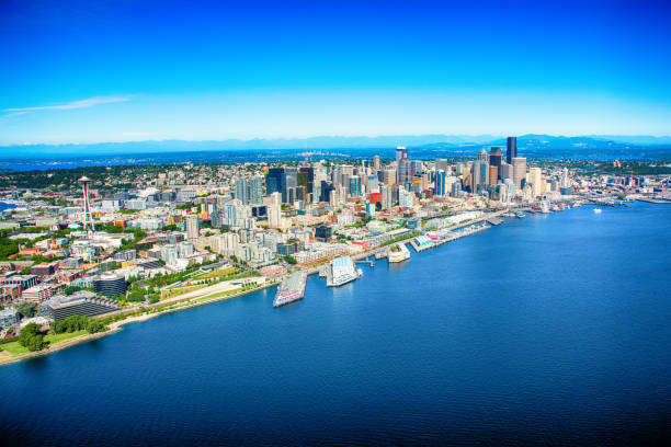 istock Downtown Seattle Aerial From Over Puget Sound 908077768