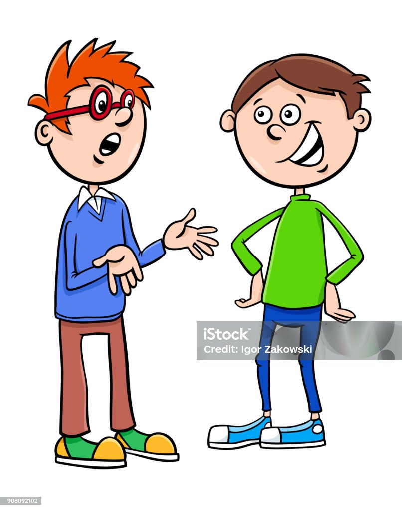Ilustración de Los Muchachos Del Cabrito Personajes Hablando De Dibujos Animados Ilustración y más Vectores Libres de Derechos de Adolescente - iStock Ilustración de Los Muchachos Del Cabrito Personajes Hablando De Dibujos Animados Ilustración y más Vectores Libres de Derechos de Adolescente - iStock