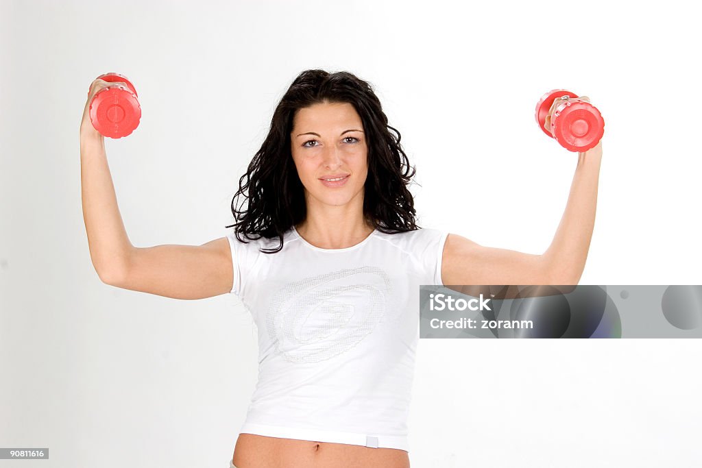 fitness Mädchen - Lizenzfrei Anaerobes Training Stock-Foto