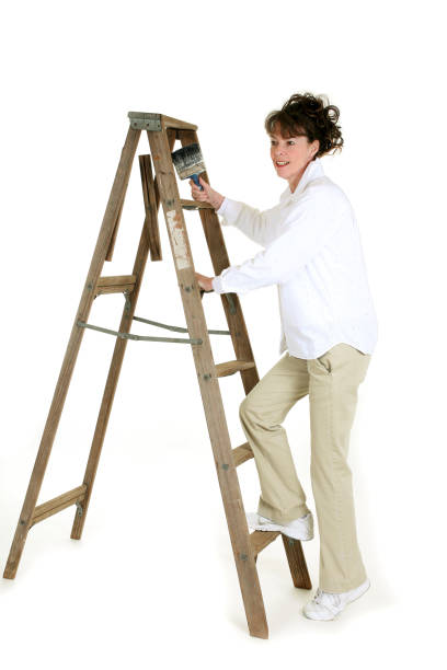 istock Woman with paintbrush 90812340