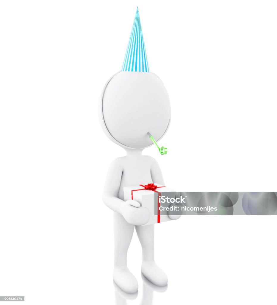 Người Da Trắng 3d Tổ Chức Sinh Nhật Hình ảnh Sẵn có - Tải xuống ...