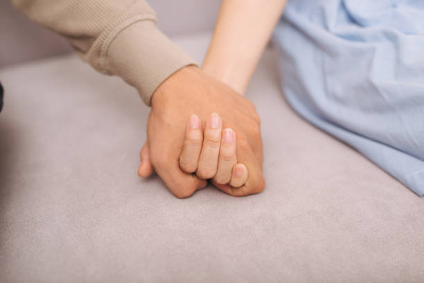istock Couple in love. Hands in Hands. 908140872