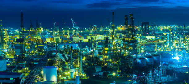 istock Eerie Industrial Panorama 908141250