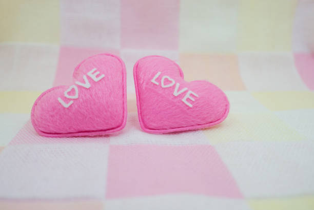 istock pastel pink heart on sweet love background. 908141750