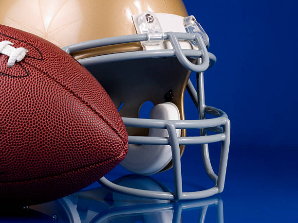istock Football and Helmet - Side 90814972