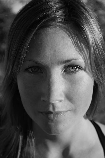 istock B&W girl with intense look 90815033