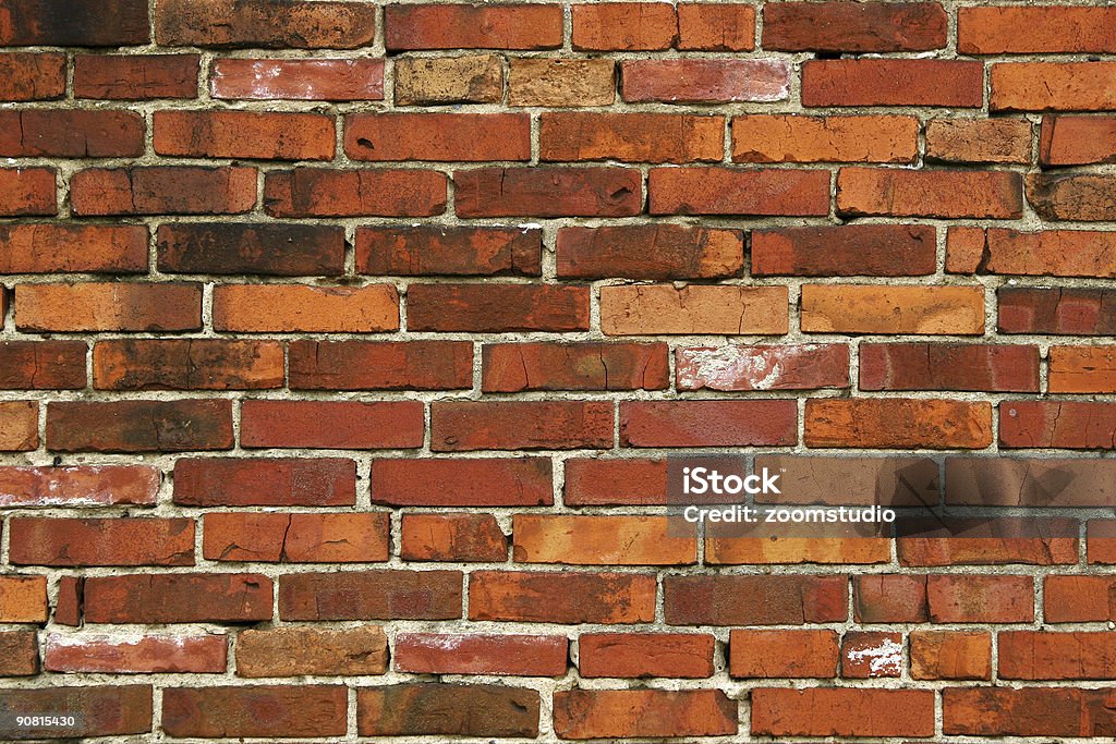 Velha parede de tijolos - Foto de stock de Acender royalty-free