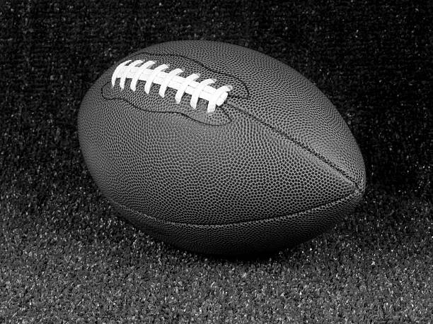 istock American Professional Football - B&W 90816039